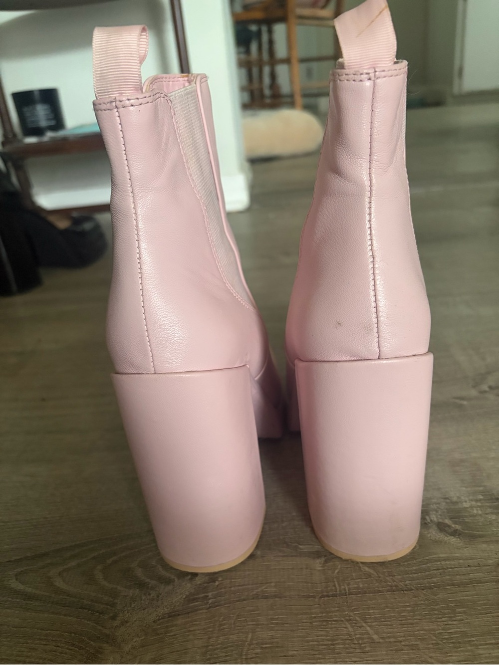 Pink Platform Boots - Picture 2 of 5